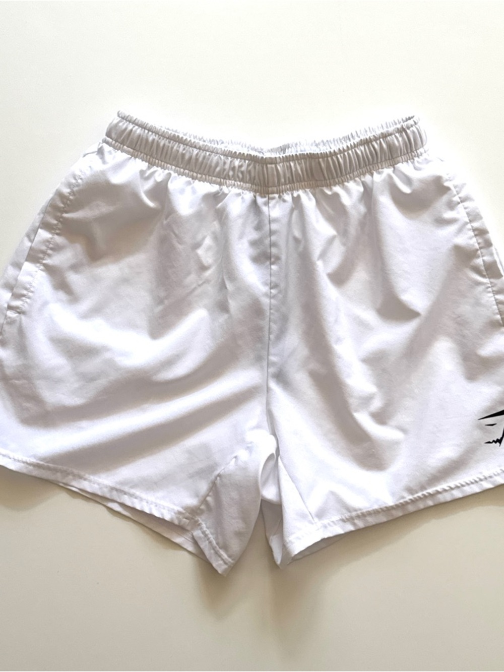 Gymshark Men’s White Athletic Running Shorts